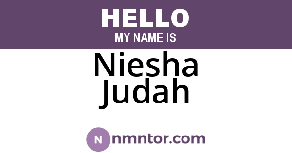 Niesha Judah