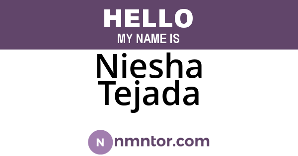 Niesha Tejada