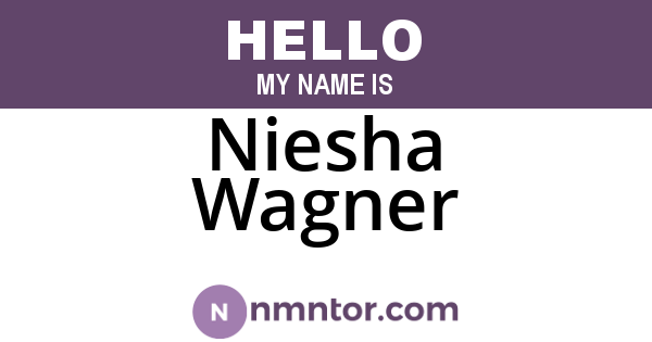Niesha Wagner