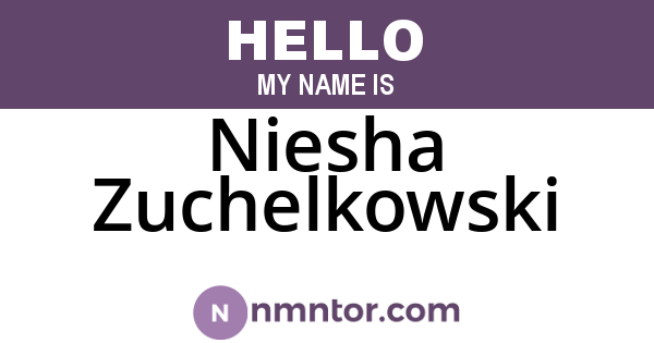 Niesha Zuchelkowski