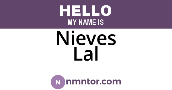 Nieves Lal