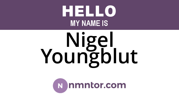 Nigel Youngblut