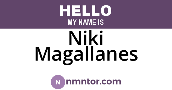 Niki Magallanes