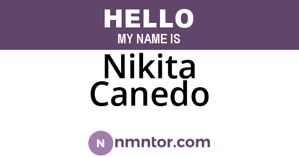 Nikita Canedo
