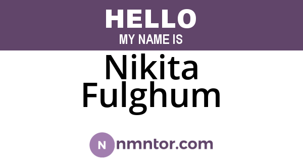Nikita Fulghum