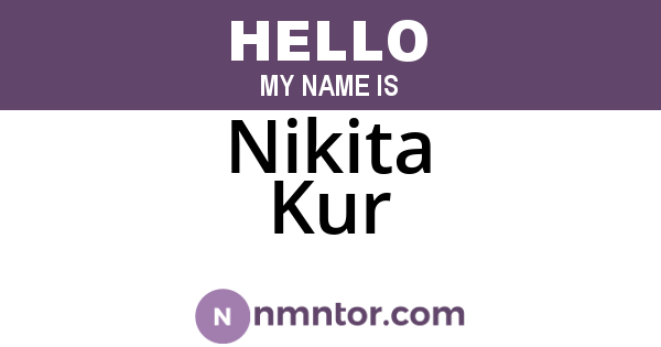 Nikita Kur