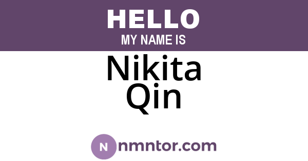 Nikita Qin
