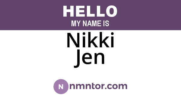Nikki Jen