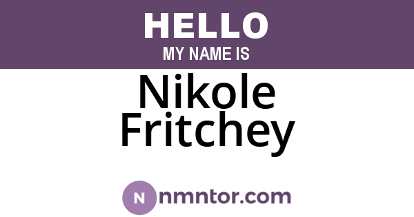 Nikole Fritchey