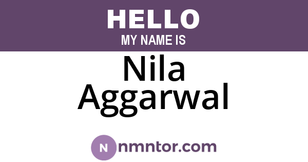 Nila Aggarwal
