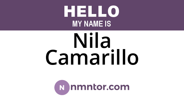 Nila Camarillo