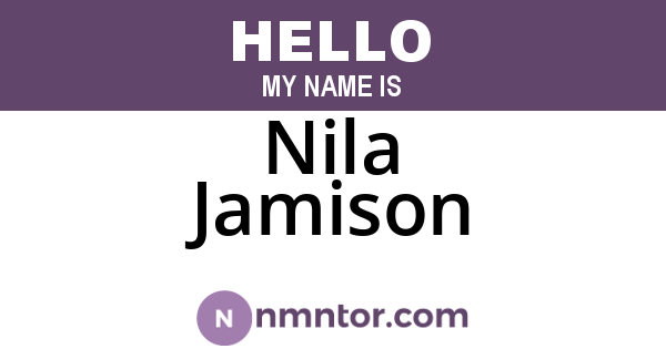 Nila Jamison