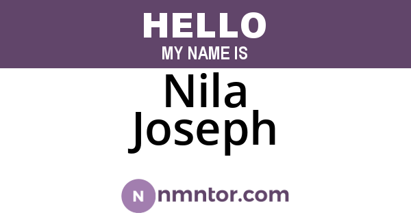 Nila Joseph