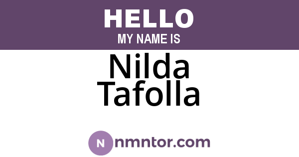 Nilda Tafolla