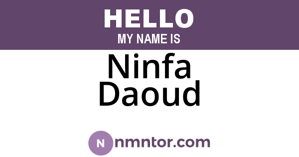 Ninfa Daoud