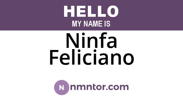 Ninfa Feliciano