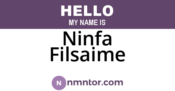 Ninfa Filsaime