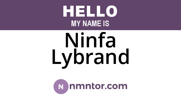 Ninfa Lybrand