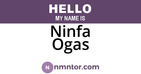 Ninfa Ogas