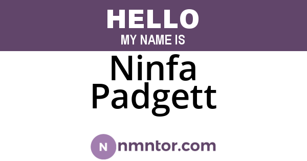Ninfa Padgett