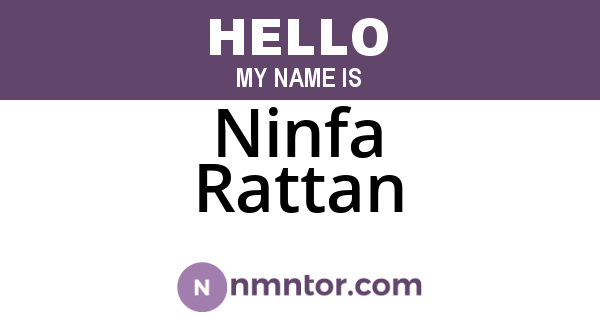 Ninfa Rattan