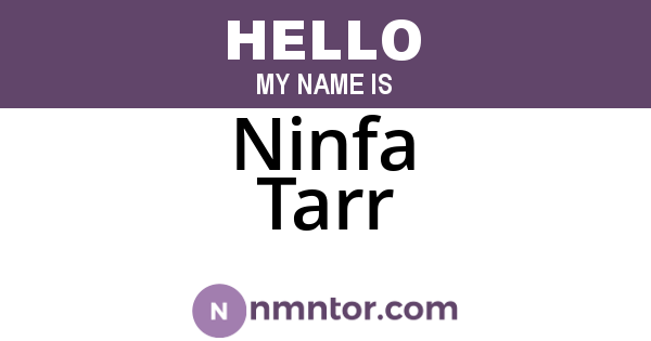 Ninfa Tarr