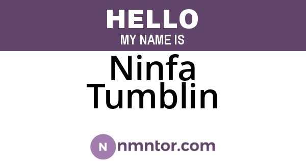 Ninfa Tumblin