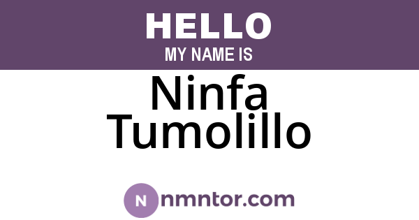 Ninfa Tumolillo
