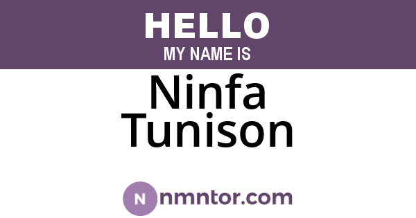 Ninfa Tunison
