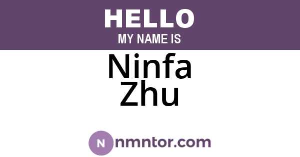 Ninfa Zhu