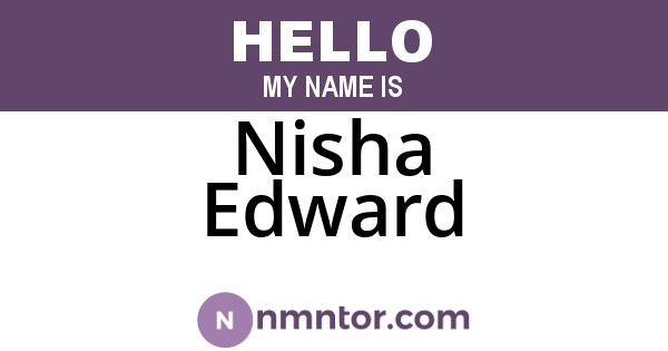 Nisha Edward
