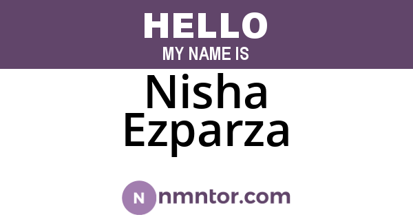 Nisha Ezparza
