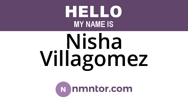 Nisha Villagomez