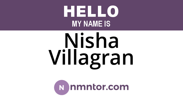 Nisha Villagran