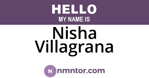 Nisha Villagrana