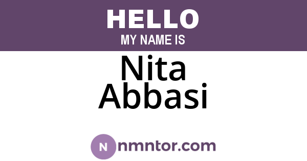 Nita Abbasi