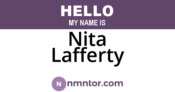 Nita Lafferty