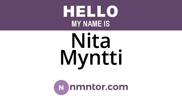 Nita Myntti