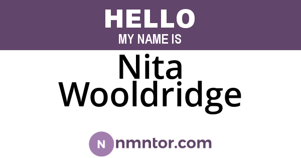 Nita Wooldridge
