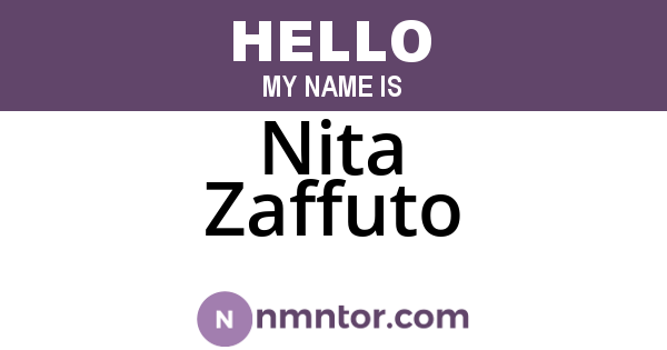 Nita Zaffuto
