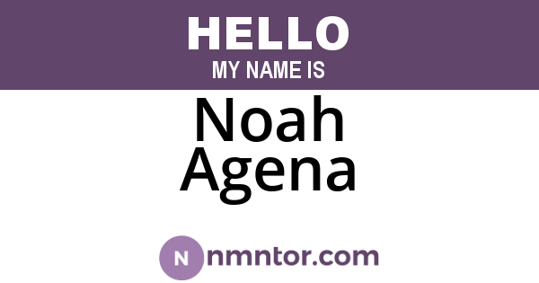 Noah Agena