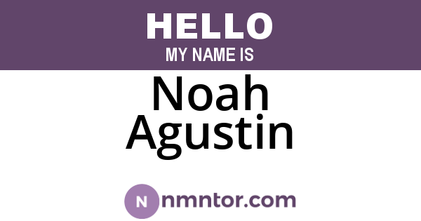 Noah Agustin