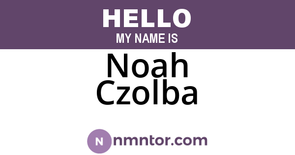 Noah Czolba
