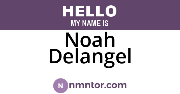 Noah Delangel