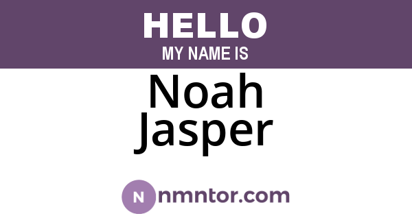 Noah Jasper