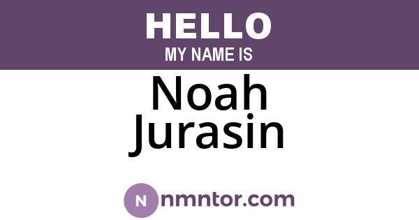 Noah Jurasin