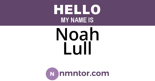 Noah Lull