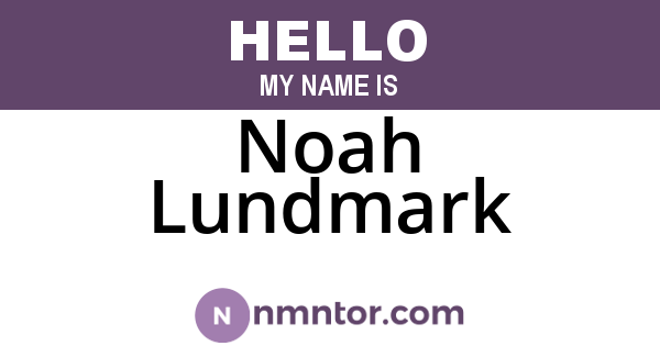 Noah Lundmark
