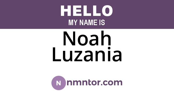 Noah Luzania