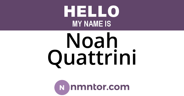 Noah Quattrini